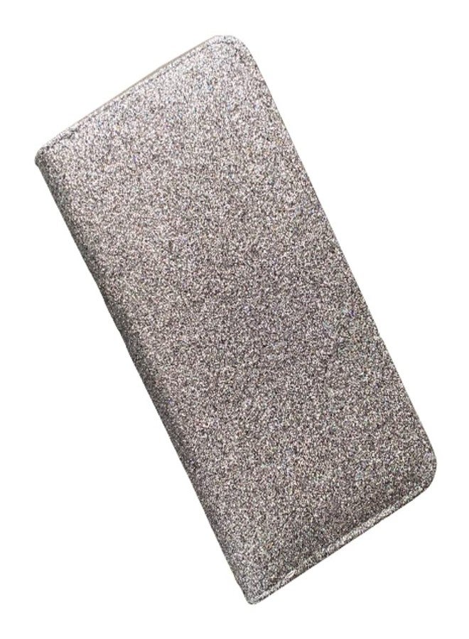 أليكسفيان محفظة نسائية من أليكسفيان غراي سباركل بارتي، حقيبة يد أنيقة للنساء والفتيات، محفظة طويلة مع حامل بطاقات وجيب للهاتف - Image 2